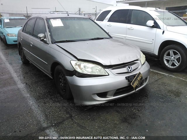 JHMES96614S021304 - 2004 HONDA CIVIC HYBRID GRAY photo 6