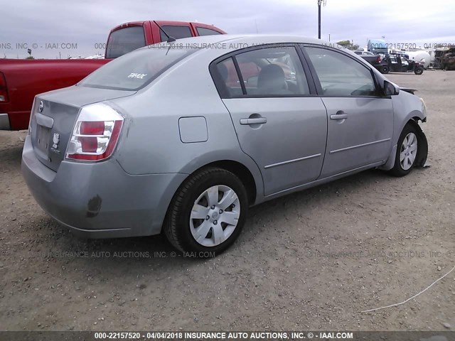 3N1AB61E78L658105 - 2008 NISSAN SENTRA 2.0/2.0S/2.0SL GRAY photo 4