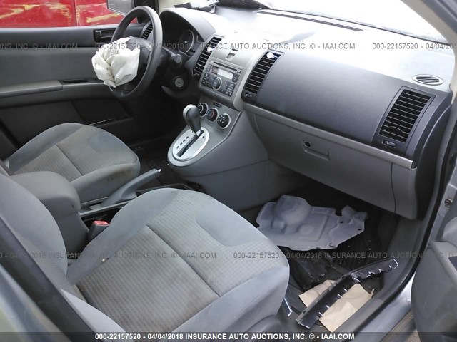 3N1AB61E78L658105 - 2008 NISSAN SENTRA 2.0/2.0S/2.0SL GRAY photo 5