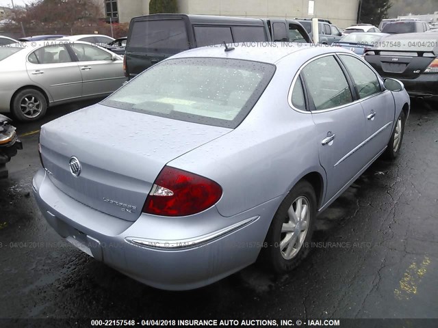 2G4WD582161262023 - 2006 BUICK LACROSSE CXL GRAY photo 4