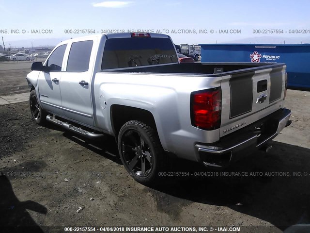 3GCPCREC6FG473130 - 2015 CHEVROLET SILVERADO C1500 LT SILVER photo 3