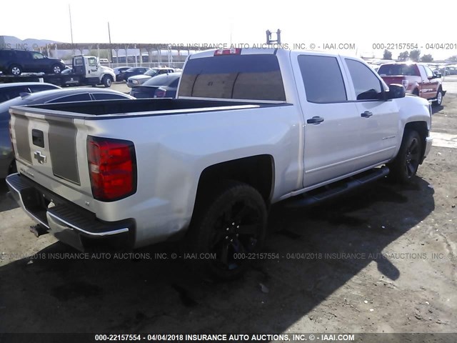 3GCPCREC6FG473130 - 2015 CHEVROLET SILVERADO C1500 LT SILVER photo 4