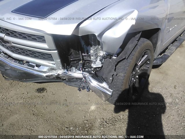 3GCPCREC6FG473130 - 2015 CHEVROLET SILVERADO C1500 LT SILVER photo 6