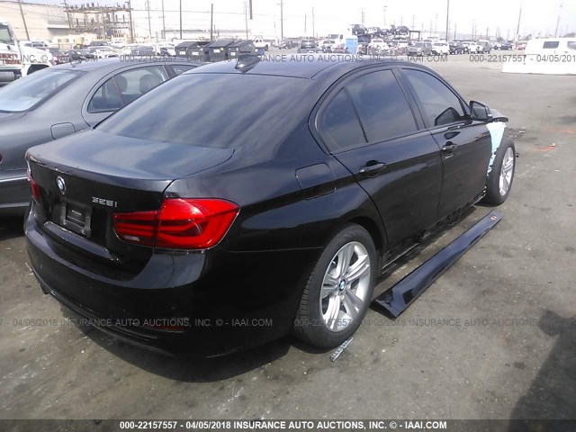 WBA8E9G55GNT83857 - 2016 BMW 328 I SULEV BLACK photo 4