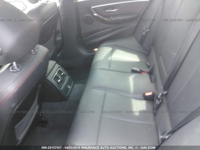 WBA8E9G55GNT83857 - 2016 BMW 328 I SULEV BLACK photo 8