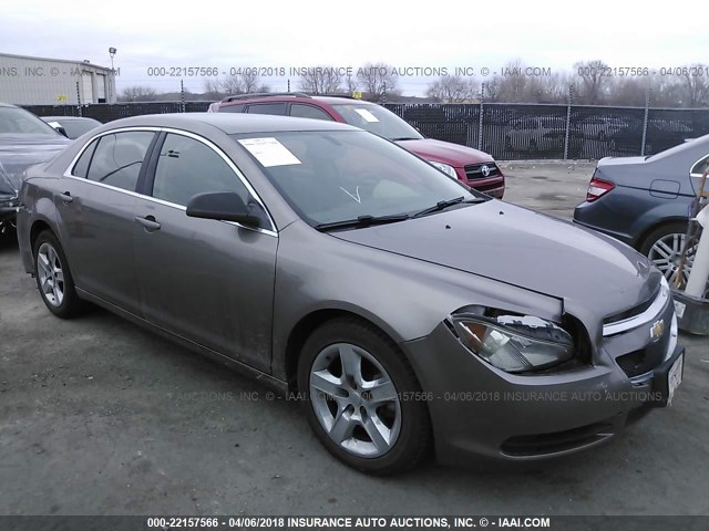 1G1ZB5EB9AF299567 - 2010 CHEVROLET MALIBU LS 棕色 照片 1