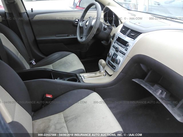 1G1ZB5EB9AF299567 - 2010 CHEVROLET MALIBU LS 棕色 照片 5