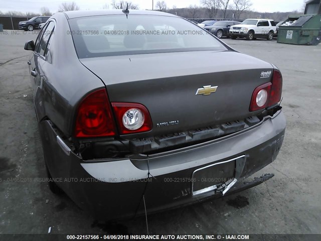 1G1ZB5EB9AF299567 - 2010 CHEVROLET MALIBU LS 棕色 照片 6