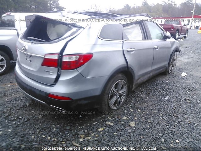 KM8SRDHF7DU006158 - 2013 HYUNDAI SANTA FE LIMITED GRAY photo 4