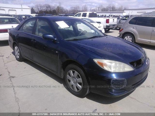 4T1BE32K32U537625 - 2002 TOYOTA CAMRY LE/XLE/SE 蓝色 照片 1