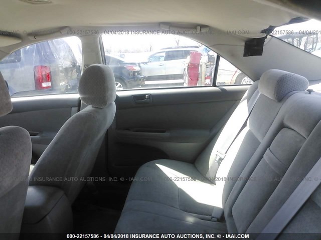 4T1BE32K32U537625 - 2002 TOYOTA CAMRY LE/XLE/SE 蓝色 照片 8