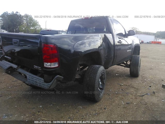 1GTEK14C67Z570441 - 2007 GMC NEW SIERRA K1500 BLACK photo 4