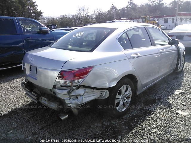 1HGCP26428A081587 - 2008 HONDA ACCORD LXP SILVER photo 4