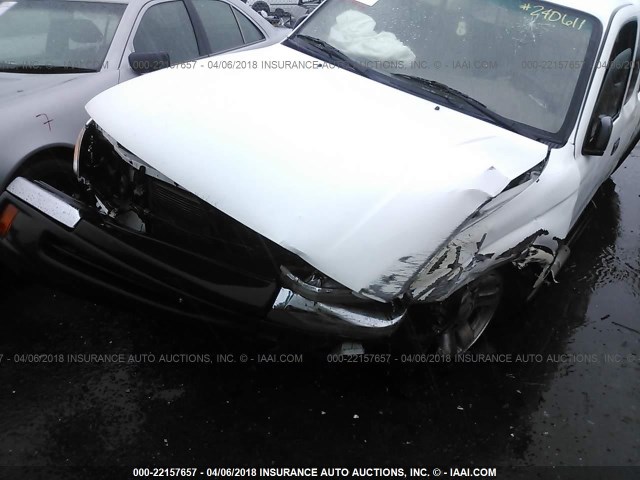 4TASN92N6XZ416157 - 1999 TOYOTA TACOMA XTRACAB PRERUNNER თეთრი ფოტო 6