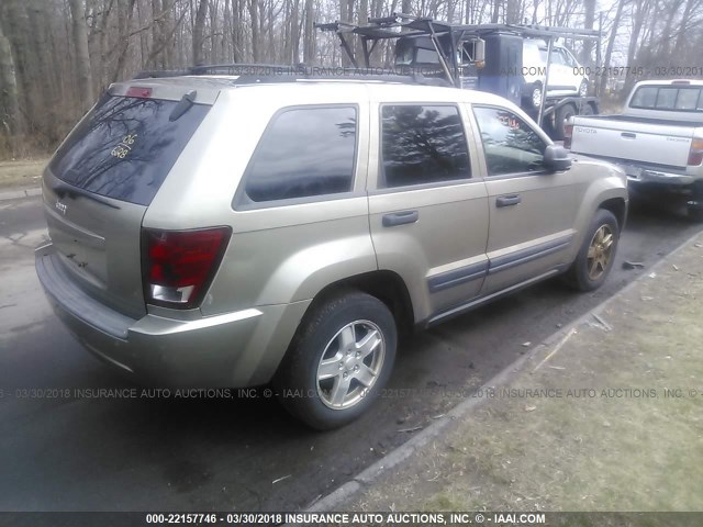 1J4GR48K96C306763 - 2006 JEEP GRAND CHEROKEE LAREDO/COLUMBIA/FREEDOM BEIGE photo 4