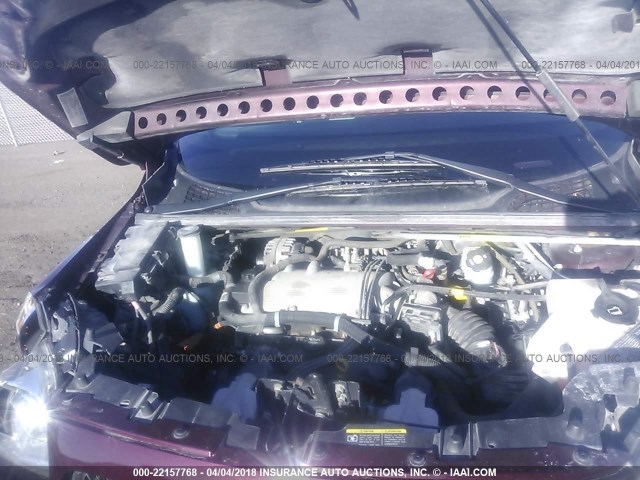 1GNDV23L26D194818 - 2006 CHEVROLET UPLANDER LS MAROON photo 10