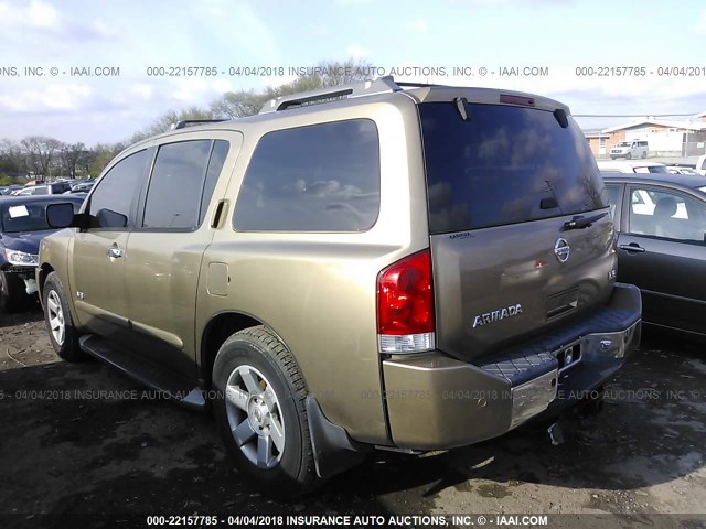 5N1AA08A25N728567 - 2005 NISSAN ARMADA SE/LE GOLD photo 3