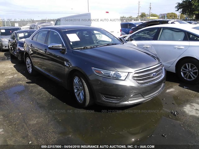 1FAHP2F80HG102107 - 2017 FORD TAURUS LIMITED GRAY photo 1