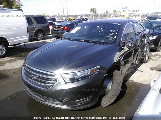 1FAHP2F80HG102107 - 2017 FORD TAURUS LIMITED GRAY photo 2