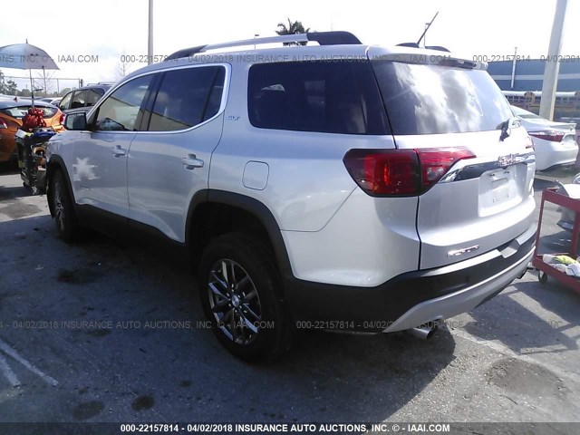 1GKKNMLS3HZ266302 - 2017 GMC ACADIA SLT-1 Srebrny zdjęcie 3