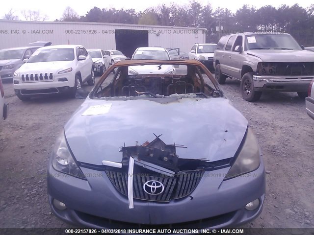 4T1CE38P26U678490 - 2006 TOYOTA CAMRY SOLARA SE/SLE Mavi foto 6