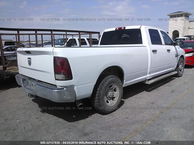 3C6UR4HL4GD612322 - 2016 RAM 2500 ST WHITE photo 4