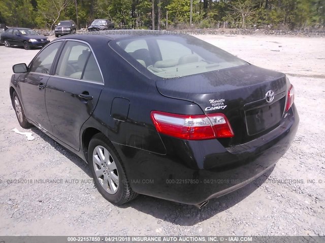 JTNBK46K473003796 - 2007 TOYOTA CAMRY NEW GENERAT LE/XLE/SE BLACK photo 3