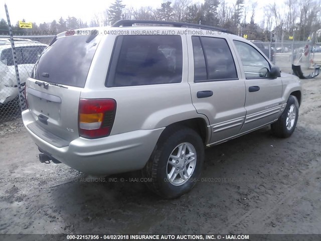1J4GW48NX4C261834 - 2004 JEEP GRAND CHEROKEE LAREDO/COLUMBIA/FREEDOM 棕色 照片 4