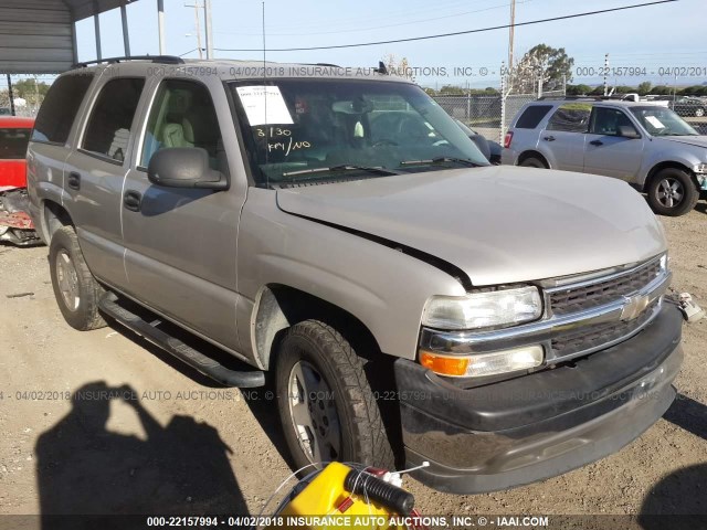 1GNEC13V96R135788 - 2006 CHEVROLET TAHOE C1500 SILVER photo 1