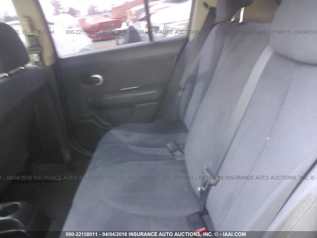 3N1BC13E88L426193 - 2008 NISSAN VERSA S/SL BLACK photo 8