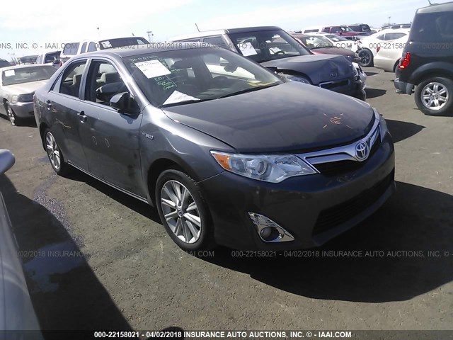 4T1BD1FKXEU125188 - 2014 TOYOTA CAMRY HYBRID/LE/XLE 灰色 照片 1