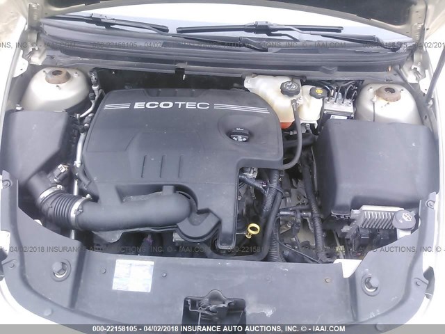 1G1ZE5EB0AF123871 - 2010 CHEVROLET MALIBU LTZ 棕色 照片 10