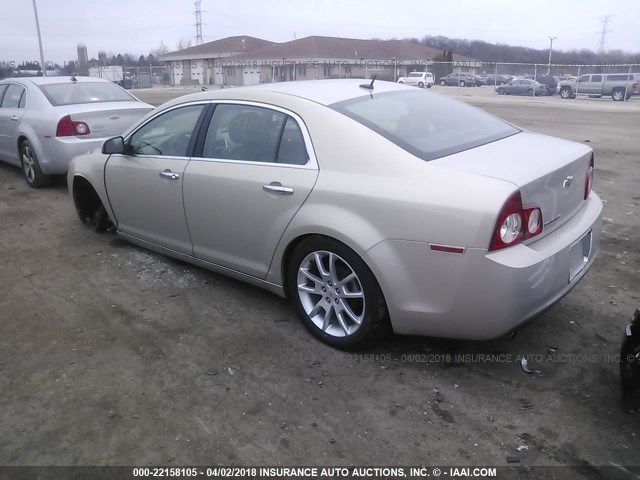 1G1ZE5EB0AF123871 - 2010 CHEVROLET MALIBU LTZ 棕色 照片 3
