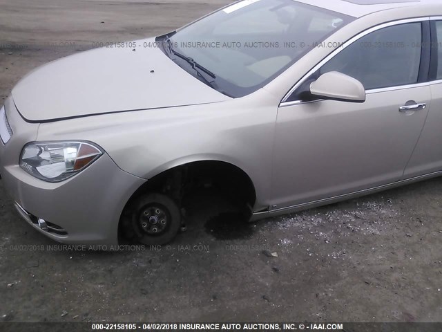 1G1ZE5EB0AF123871 - 2010 CHEVROLET MALIBU LTZ 棕色 照片 6