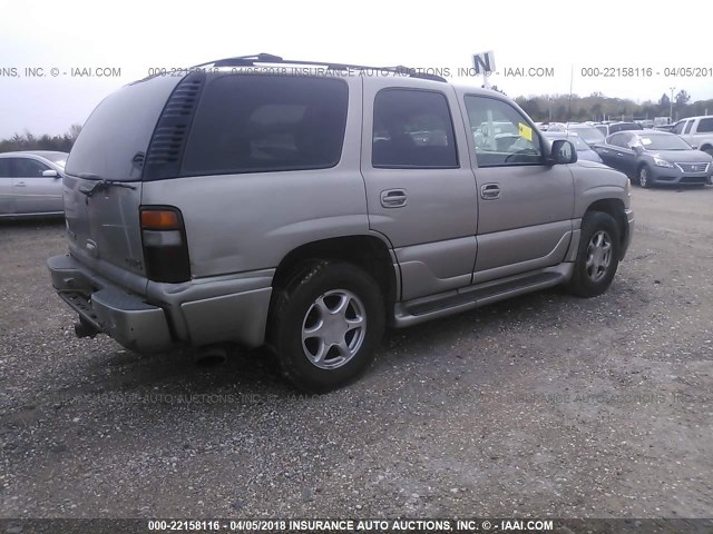 1GKEK63U11J302074 - 2001 GMC DENALI Pewter photo 4