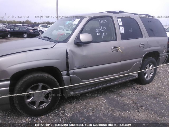 1GKEK63U11J302074 - 2001 GMC DENALI Pewter photo 6