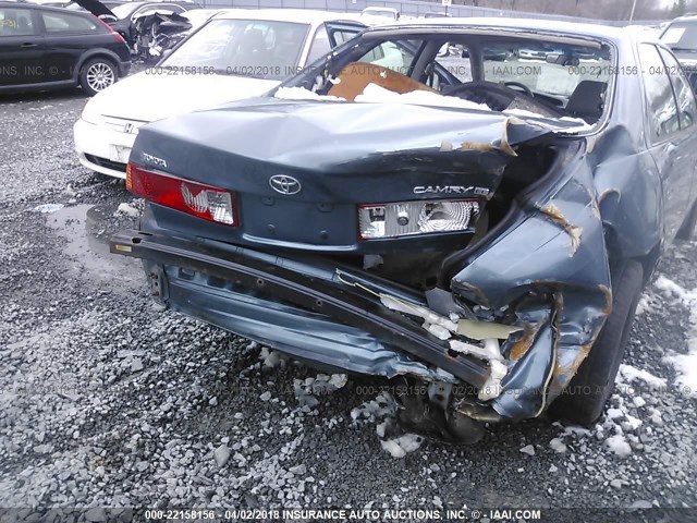 4T1BG22K0YU925053 - 2000 TOYOTA CAMRY CE/LE/XLE 蓝色 照片 6