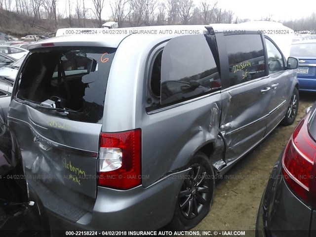 2C4RC1HG8FR720019 - 2015 CHRYSLER TOWN & COUNTRY S GRAY photo 4