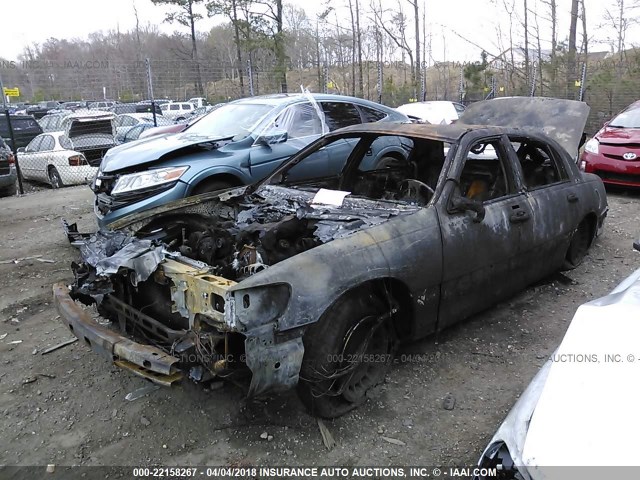 1LNHM81W32Y640325 - 2002 LINCOLN TOWN CAR EXECUTIVE Черный фото 2