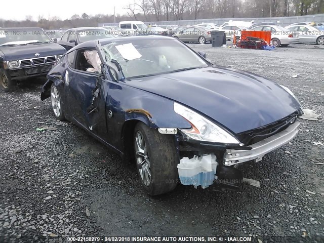 JN1AZ4EH2EM636518 - 2014 NISSAN 370Z TOURING/NISMO BLUE photo 1