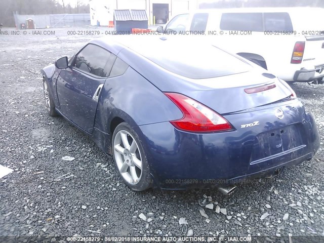 JN1AZ4EH2EM636518 - 2014 NISSAN 370Z TOURING/NISMO BLUE photo 3