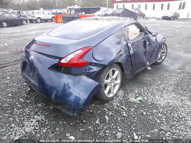 JN1AZ4EH2EM636518 - 2014 NISSAN 370Z TOURING/NISMO BLUE photo 4