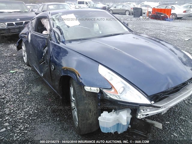 JN1AZ4EH2EM636518 - 2014 NISSAN 370Z TOURING/NISMO BLUE photo 6