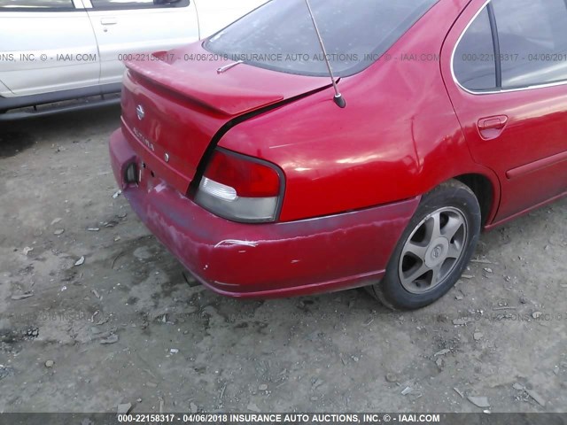 1N4DL01D0XC248032 - 1999 NISSAN ALTIMA XE/GXE/SE/GLE RED photo 6