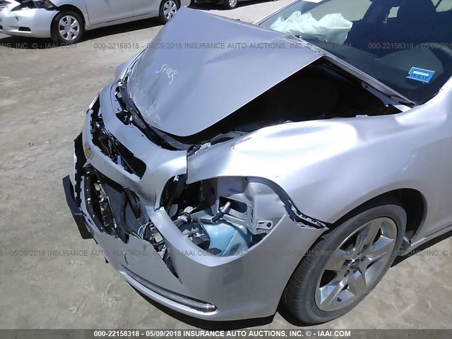 1G1ZC5EB1A4152958 - 2010 CHEVROLET MALIBU 1LT 银色 照片 6