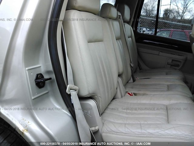 5LMEU88H64ZJ43239 - 2004 LINCOLN AVIATOR TAN photo 8