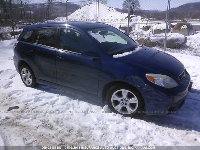 2T1KR32E45C462888 - 2005 TOYOTA COROLLA MATRIX XR BLUE photo 1