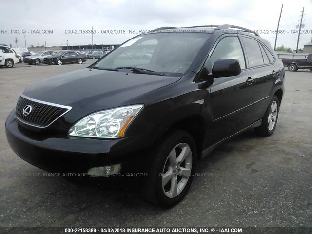 2T2GA31U85C029821 - 2005 LEXUS RX 330 BLACK photo 2