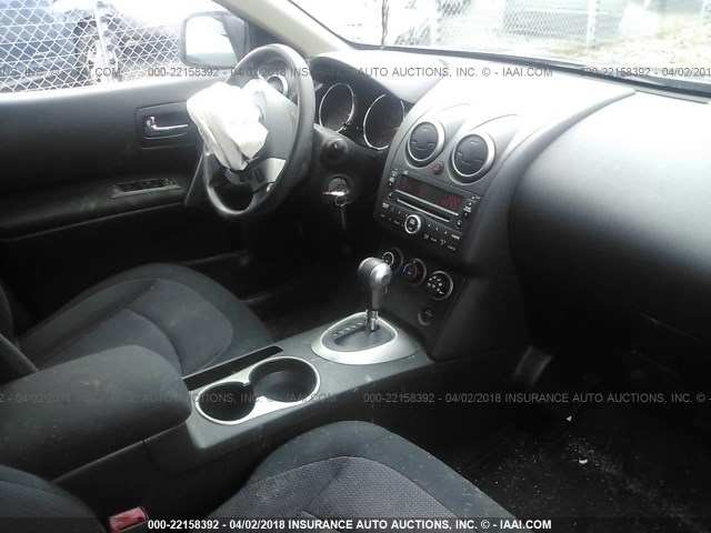 JN8AS58V58W132664 - 2008 NISSAN ROGUE S/SL GRAY photo 5