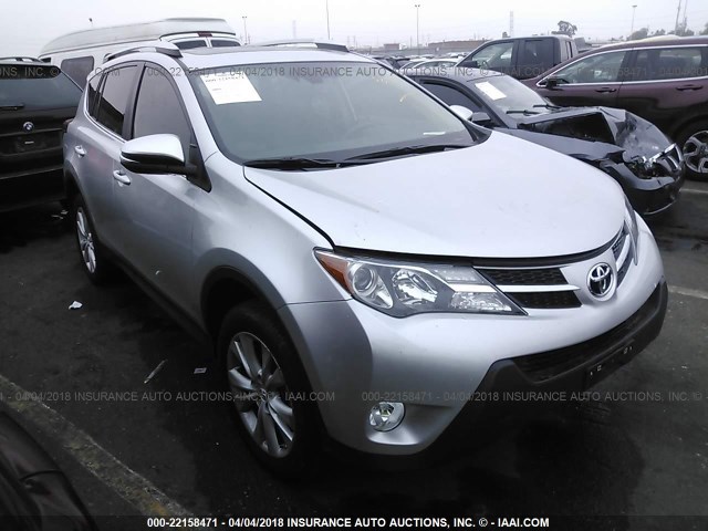 2T3DFREV7EW211191 - 2014 TOYOTA RAV4 LIMITED SILVER photo 1